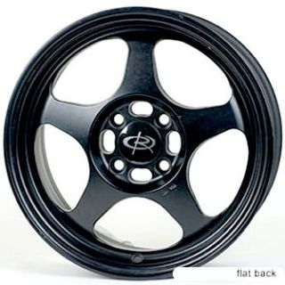 SI EM1 EP3 Rota Slipstream Wheels Rims 16x7 40 4x100 Flat Black