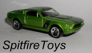 Hot Wheels 2012 67 Mustang GT 500 Green from 2012 Shelby 5 Pack No