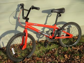 Bicycle Youth Trick Bike 20 Wheels 19 Rim Adjustable Seat Red