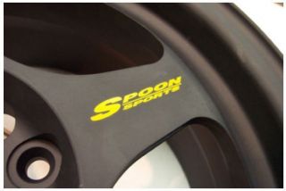 Spoon Sports Rim Decal Sticker Slipstream Rota JDM 16 Set of 6