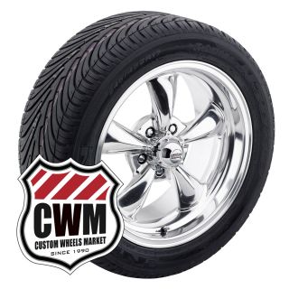 17x8 Polished Wheels Rims Nexen N7000 Tires 235 55ZR17 for Chevy