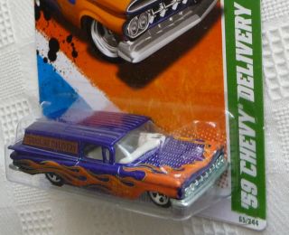2011 Hot Wheels Treasure Hunt 59 Chevy Delivery 15 15 65 244 1959