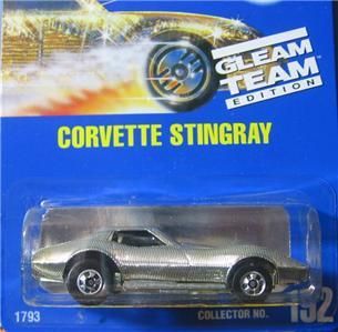 Hot Wheels Blue Card Gleam Team Corvette Stingray 192