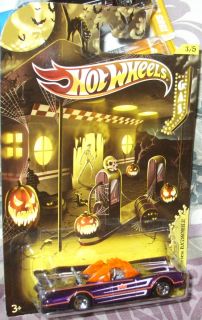 2012 Hot Wheels 3 5 Halloween Specials 66 TV Batmobile Purple Orange