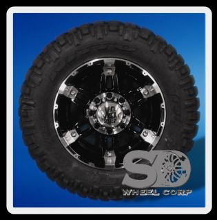 18 Wheels Rims XD Spy Gloss Black with 285 65 18 Nitto Trail Grappler