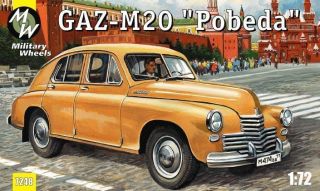 Military Wheels 7248 GAZ M20 POBEDA Soviet Car 1 72