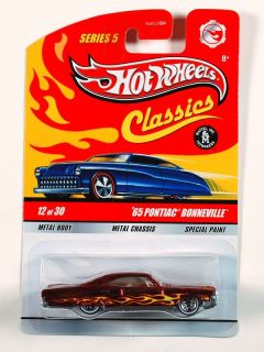 Hotwheels Classics 65 Pontiac Bonneville Red 1 64 S5