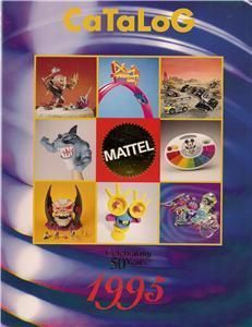 1995 Mattel Toy Catalog Hot Wheels Mighty Max Near Mint
