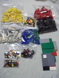 Lego Bulk Lot 5lbs + Minifigs Wheels Pirates Knights Bricks WEAPONS