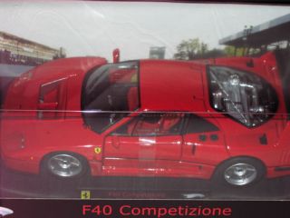 18 Hot Wheels Elite Ferrari F40 Competizione Test New