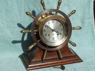 Chelsea Clock Ships Bell Ships Wheel Mariner