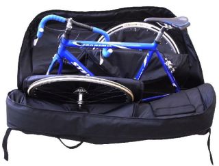 Bike Bag Hybrid Travel Bicycle Case Light Weight 4 Wheels