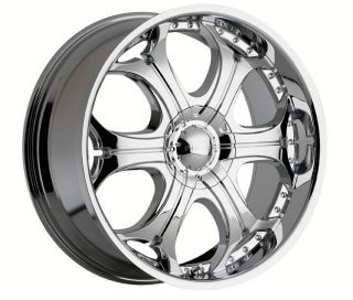 22 inch Akuza Spur Chrome Wheels Rims 5x115 Dodge Charger Magnum