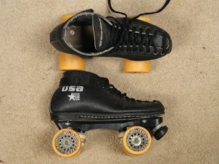 USA Roller Speed Skates Mens Size 7 Witch Doctor Hyper Wheels