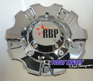 RBP 93R Chrome Wheel Rim Replacement Center Cap Cover Part C 93R 17 18
