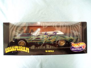 Hot Wheels Collectibles 1965 Chevy Impala Lowrider 1 18 Die Cast Metal