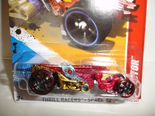 2012 Hot Wheels Spector Thrill Racers Space 195 Case H