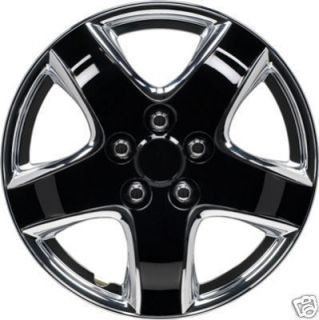 Brand New 15 Black Chrome Car Wheel Trims Hub Caps Full Set of 4