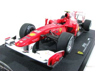 Hot Wheels Elite F1 Ferrari F10 Alonso 8 Diecast Model