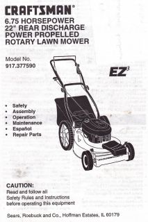 Craftsman Lawnmower Front Wheels Set of 2