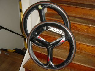 Specialized Carbon Fiber Tri Spoke Wheels