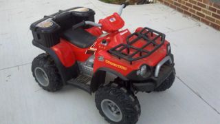 Power Wheels battery operated Kawasaki Red Brute Force ATV (Akron