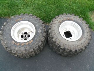 350 660R 700R Warrior 350 Banshee Wheels and Tires Maxxis RZR 2