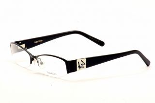 Vera Wang Eyeglasses V056 V 056 BK Black Half Rim Optical Frame