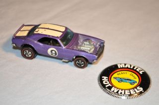 Hot Wheels Redline Light Purple 1969 Heavy Chevy grey interior with