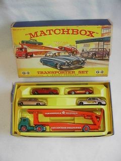 1960 Vintage Matchbox Transporter Gift Set G2 B Boxed