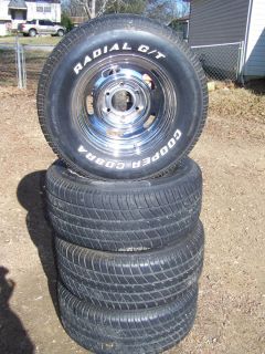 Rally 6 Lug Wheels with New Tires P2275 60R15