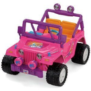 Power Wheels Barbie Jammin Jeep Wrangler T8396 Local Pick Up Only