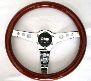 OMP Mugello Vintage Style Steering Wheel 35cm Fine Wood