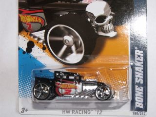 2012 Hot Wheels 180 Bone Shaker Black Exclusive HW Racing Mint
