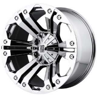 20 inch XD Monster Chrome Wheels Rims 8x6 5 8x165 1 18