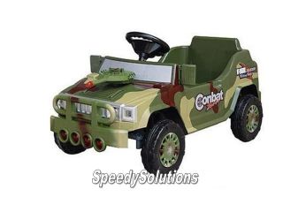 Ride on Remote Control Power Mini Jeep Wheels My Millitary Car