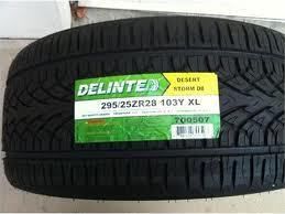 New 295 25 28 Delinte D8 Tires 25R28 R28 25R