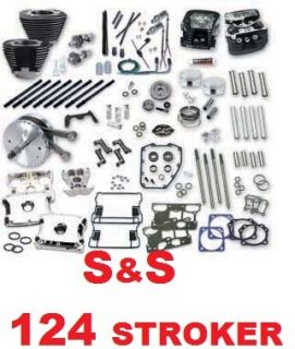Cycle 124 ci STROKER KIT Super Stock Heads HARLEY1999 06 ~RETAIL $