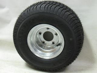 LRB 4 Ply Kenda Trailer Tire on 5 Lug Galvanized Wheel 215 60 8