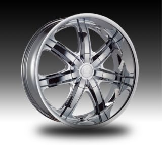20 inch Borghini B7 Chrome New Wheels Tires Fit 300 Magnum Challenger
