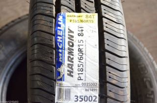 New 185 60 15 Michelin Harmony Tires