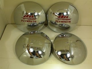 Plymouth Hubcaps 1939 1940 1941 1942 1946 1947 1948
