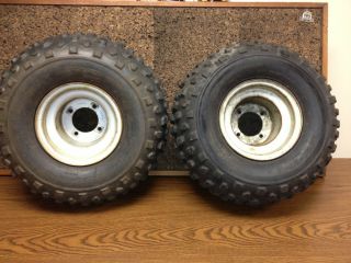 Two 2 Used Cheng Shin ATV Tubeless Tires with Rims