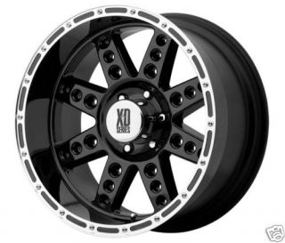  XD766 DIESEL Wheel SET Black 18X9 0 XD766 BLACK OFFROAD RIMS SET