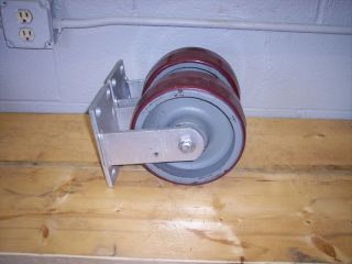 Cast Iron Wheels 8 inch Ridgid w Plastic Cover 6 Total