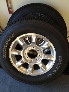 2012 F 250 20 Wheels and Tires Michelin