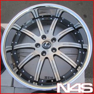 RODERICK RW3 MACHINED CONCAVE LEXUS IS250 IS350 STAGGERED RIMS WHEELS