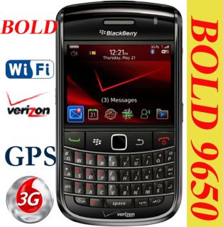 RIM Blackberry 9650 BOLD 3G Cell Phone Verizon UNLOCKED No Contract