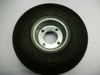 Go Cart Golf Wheel barrow Wheel Dolly Lawn Mower Tire & Rim 4.10 4NHS