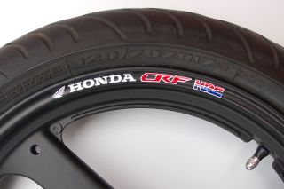 CRF HRC Wheel Rim Stickers Decals 150 250 450 230F 450R